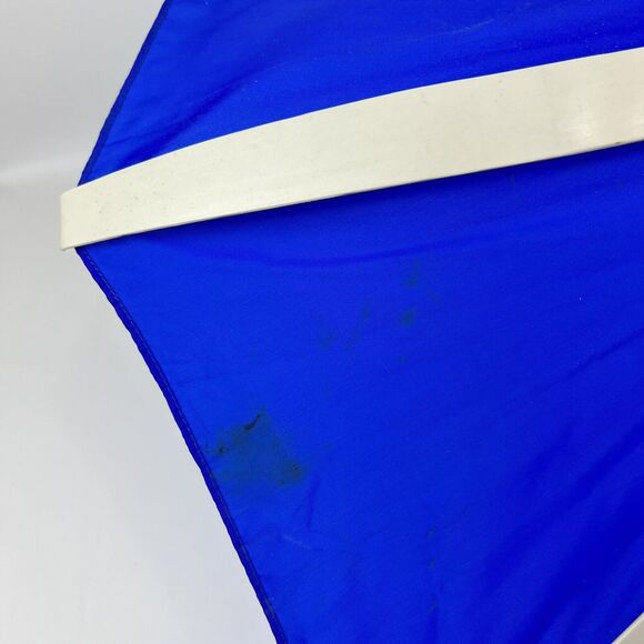 FISHER PRICE Kids Own Child Umbrella VTG 80s Blue Nylon Easy Open RARE 3503 - Picture 9 of 14